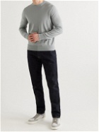Ermenegildo Zegna - Logo-Embroidered Cotton Sweater - Gray