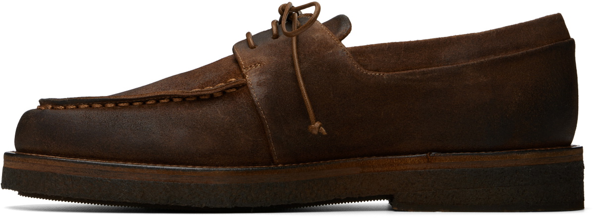 Marsèll Brown Moccar Leather Oxfords