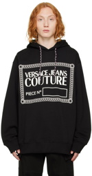 Versace Jeans Couture Black Piece Number Hoodie