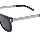 Saint Laurent Sunglasses Men's Saint Laurent SL 581 Sunglasses in Black/Silver