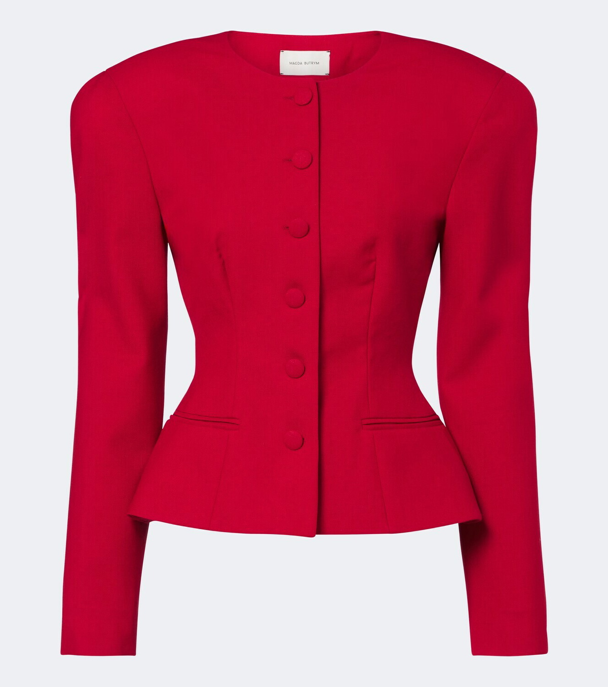 Magda Butrym Virgin wool peplum jacket
