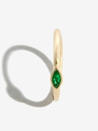 Jacquie Aiche 14K Yellow Gold Emerald Hoop Earring