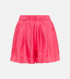 Asceno - Zurich silk twill shorts