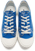 Kenzo Blue Tiger Crest Sneakers