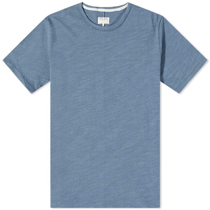 Photo: Rag & Bone Men's Classic Flame T-Shirt in Blue