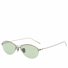 AKILA Helix Sunglasses in Brushed Gunmetal/Green 