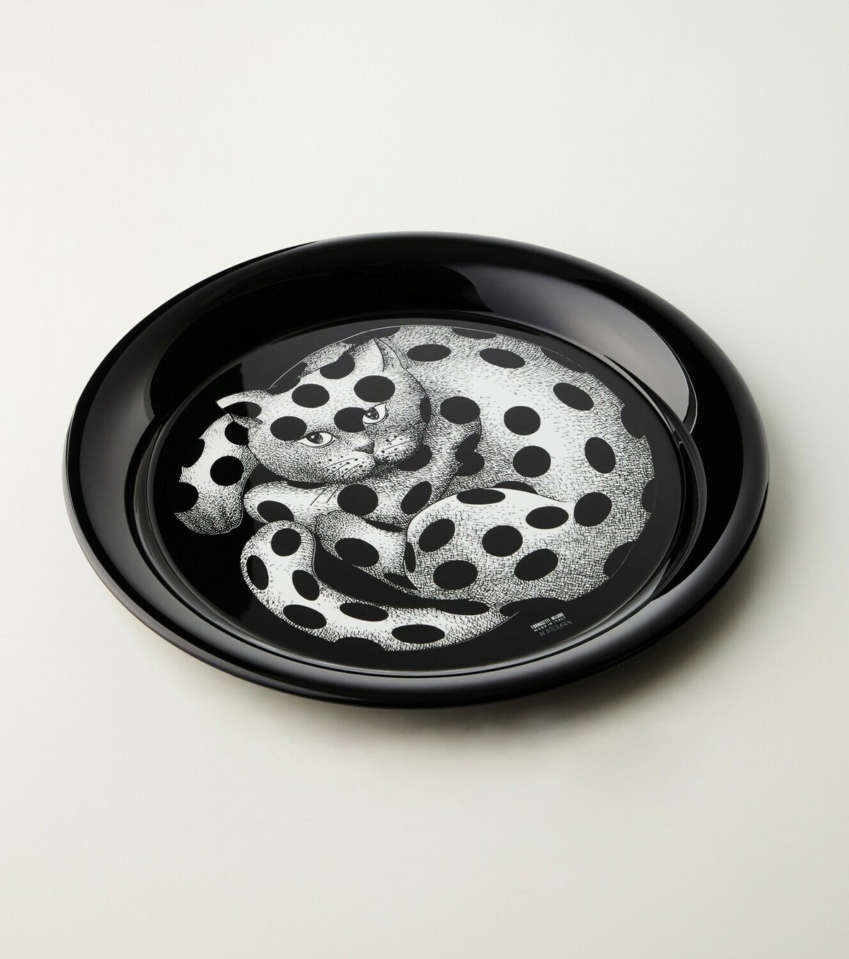 Fornasetti High Fidelity iron decorative tray