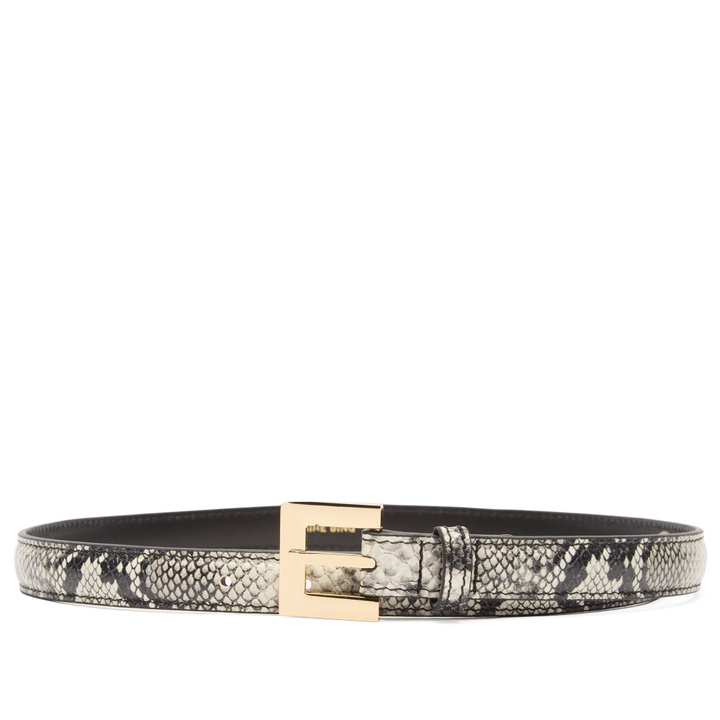 Photo: Anine Bing Women's Nicola Belt in White/Black