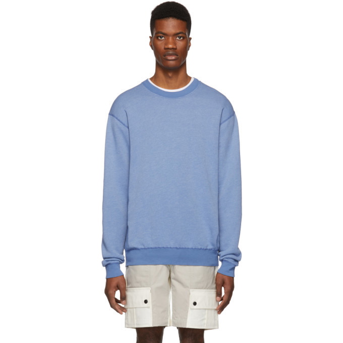 Photo: John Elliott Blue Vintage Crewneck Sweatshirt