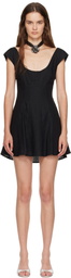 GUIZIO Black Leila Minidress