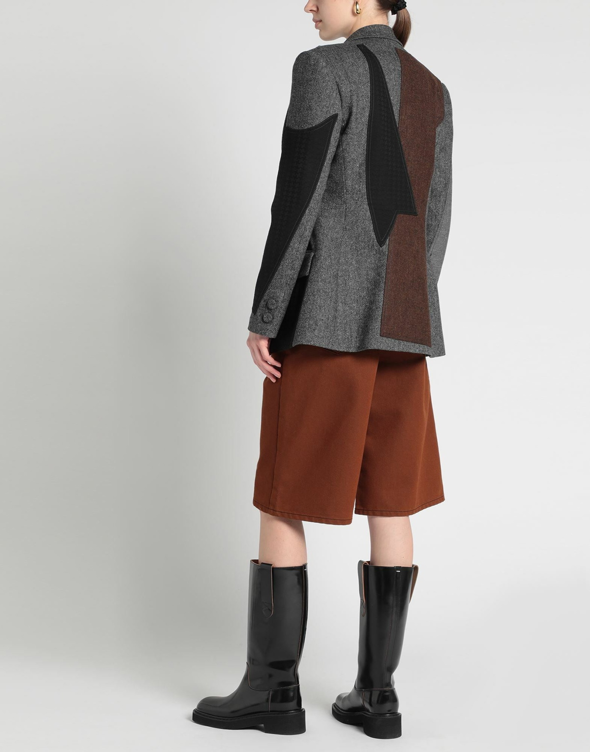 Moschino Womens Blazer Charcoal