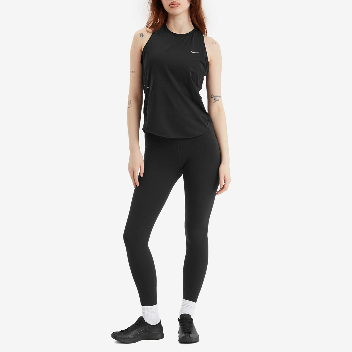 Nike Women's Swift Dri-Fit Tank Top in Black