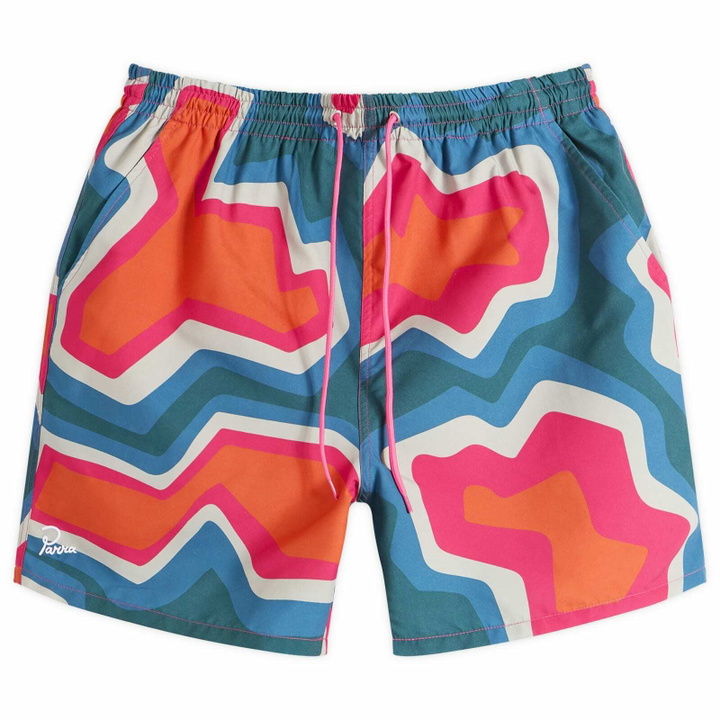 Photo: By Parra Men's Gem Stones Swim Shorts in Pink