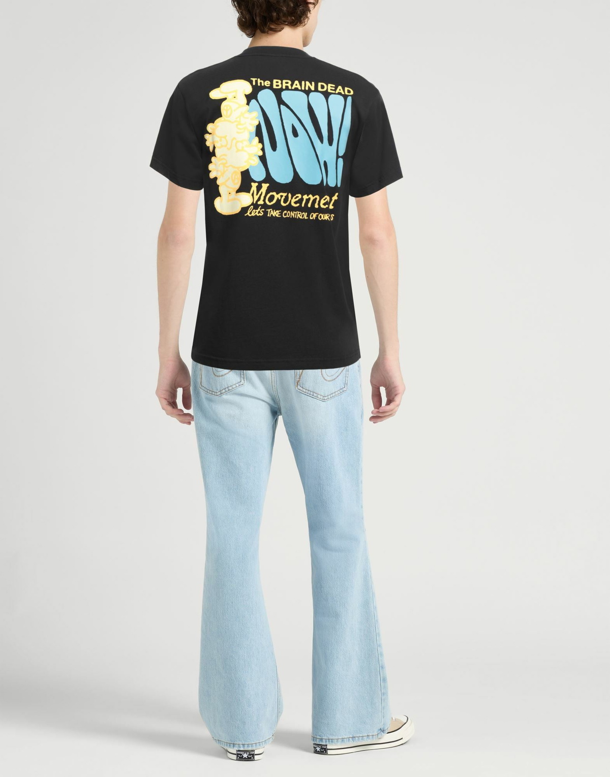 Brain Dead Mens T-shirt in Black