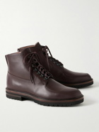 Manolo Blahnik - Yurdal Leather Boots - Brown