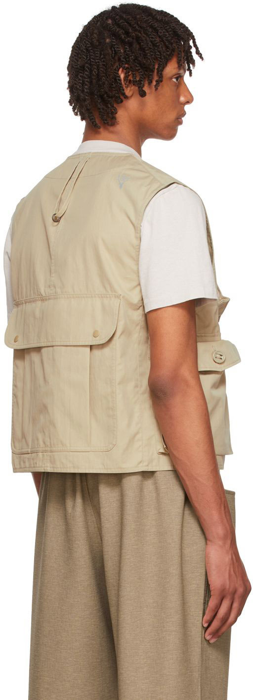 South2 West8 Beige Tenkara Vest South2 West8