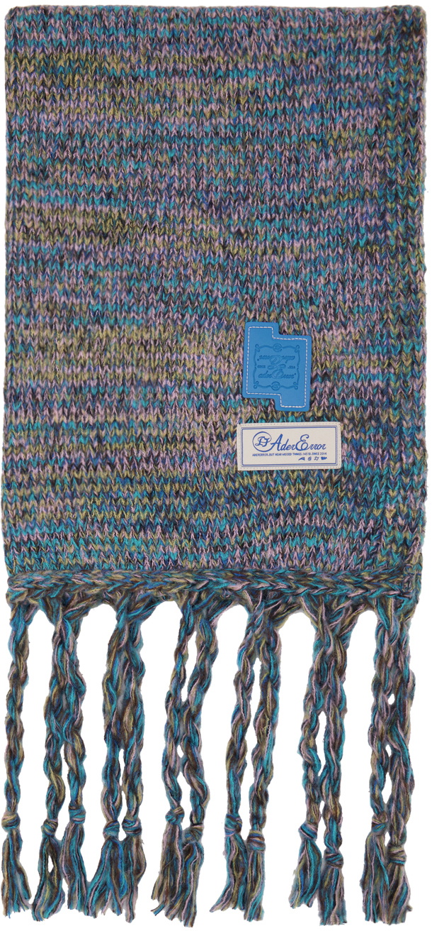 【 ADERERROR 】★Ludi muffler ADER error Blue Ludi Muffler Scarf ADER error