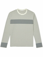 Mr P. - Striped Cotton-Jersey T-shirt - Neutrals