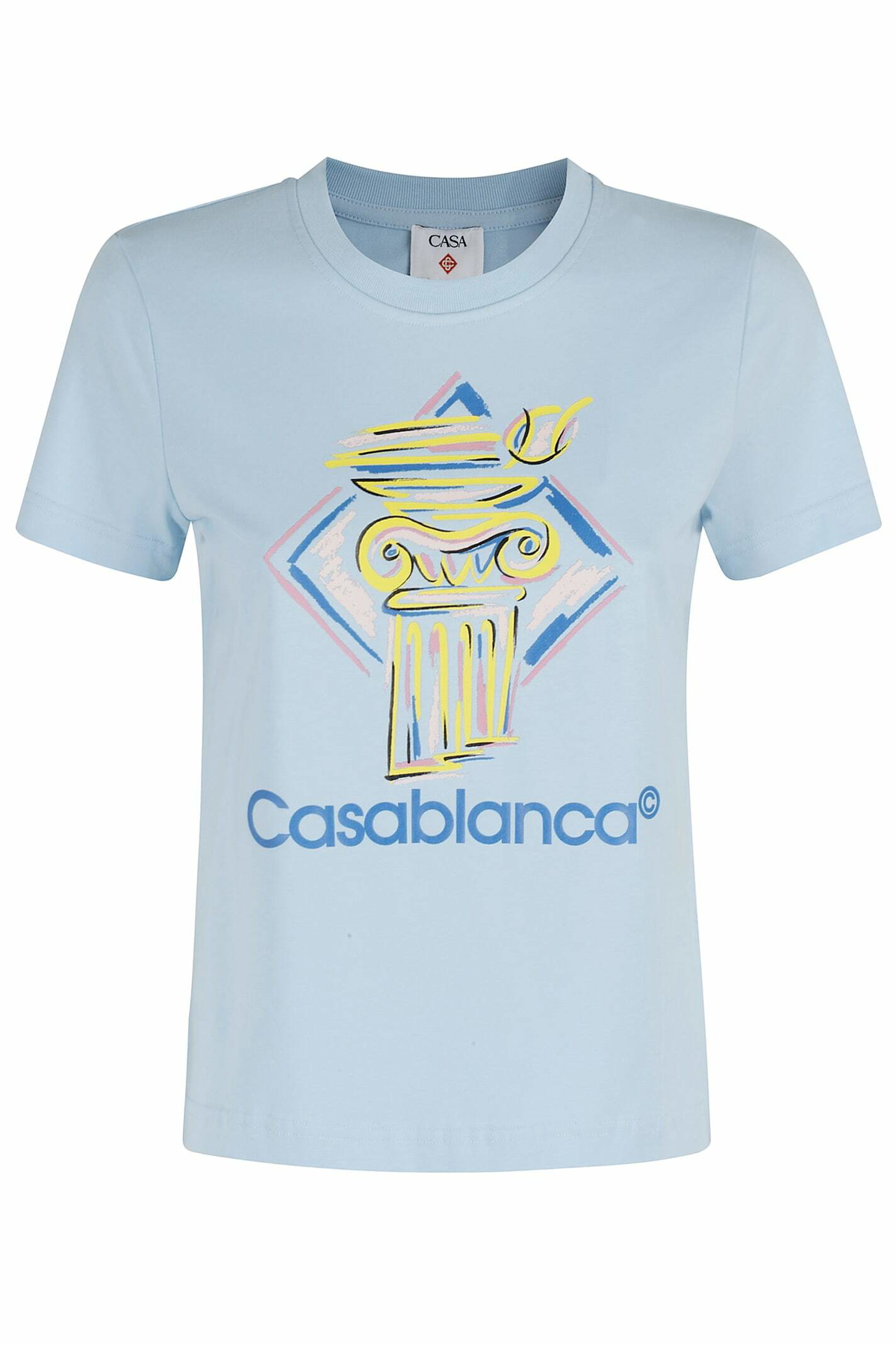 Casablanca Diamond Column Tshirt Casablanca