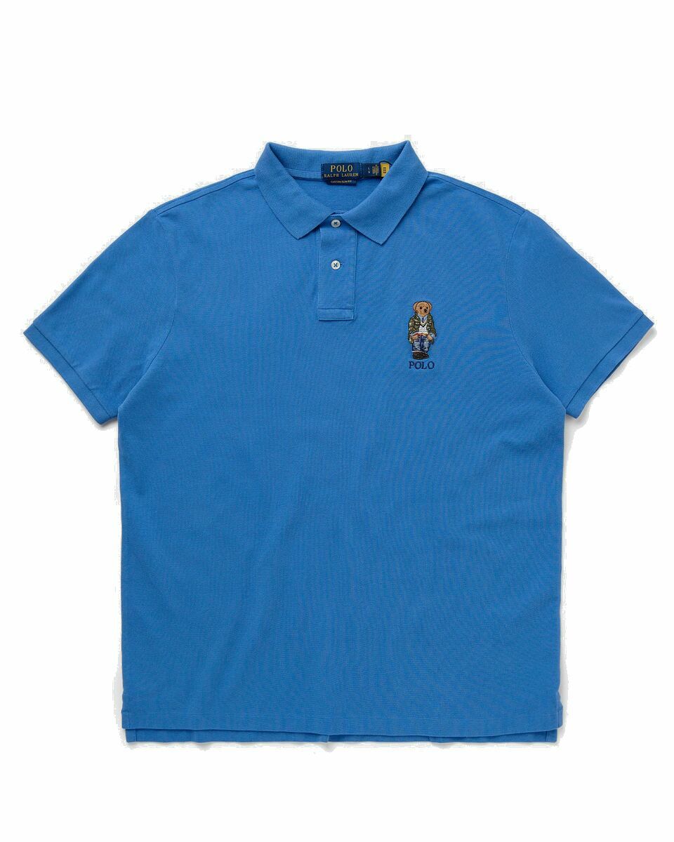 Photo: Polo Ralph Lauren Sskccmslm1 Short Sleeve Polo Shirt Blue - Mens - Polos