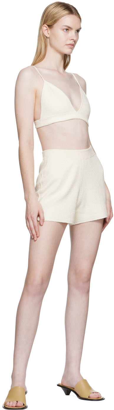 Joseph Off-White Towelling Bra