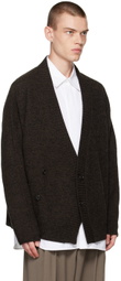 meanswhile Brown Double-Breasted Cardigan