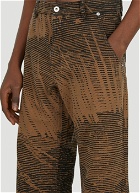 Skazka Printed Pants in Brown