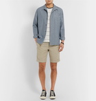 Incotex - Slim-Fit Linen and Cotton-Blend Shorts - Men - Sand