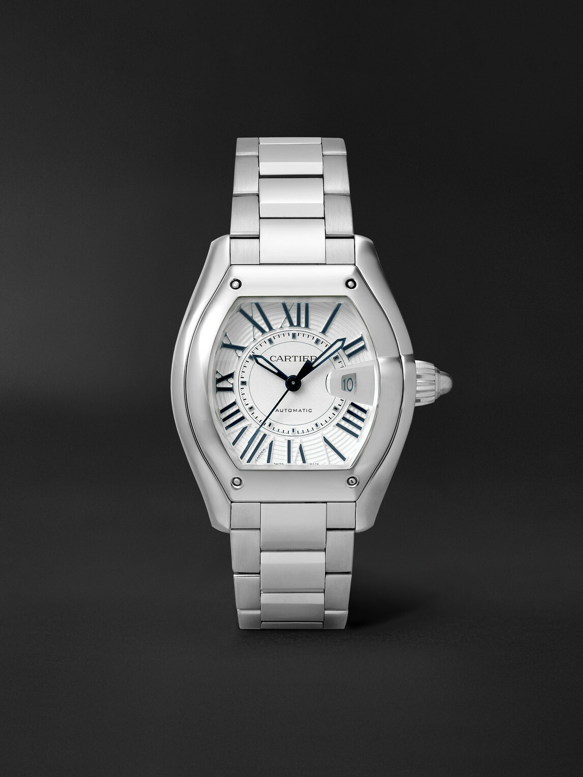 Cartier - Roadster de Cartier Automatic 42.5mm Interchangeable Stainless Steel and Alligator Watch, Ref. No. CRWSRD0019