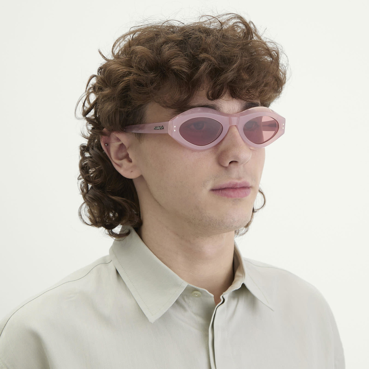 Retrosuperfuture x Marni Zytherin Sunglasses in Pink/Bordeaux