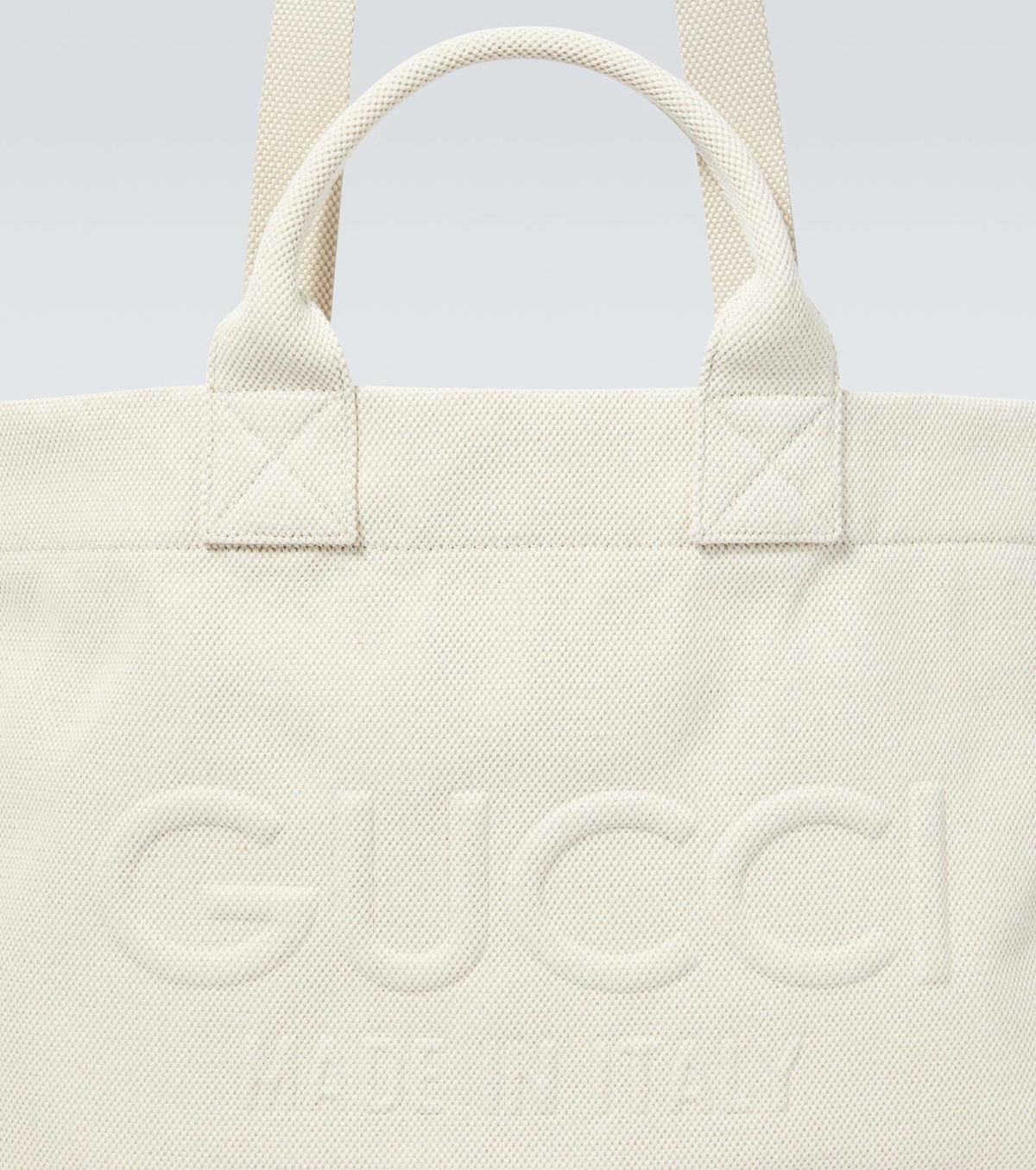 Gucci Logo canvas tote bag