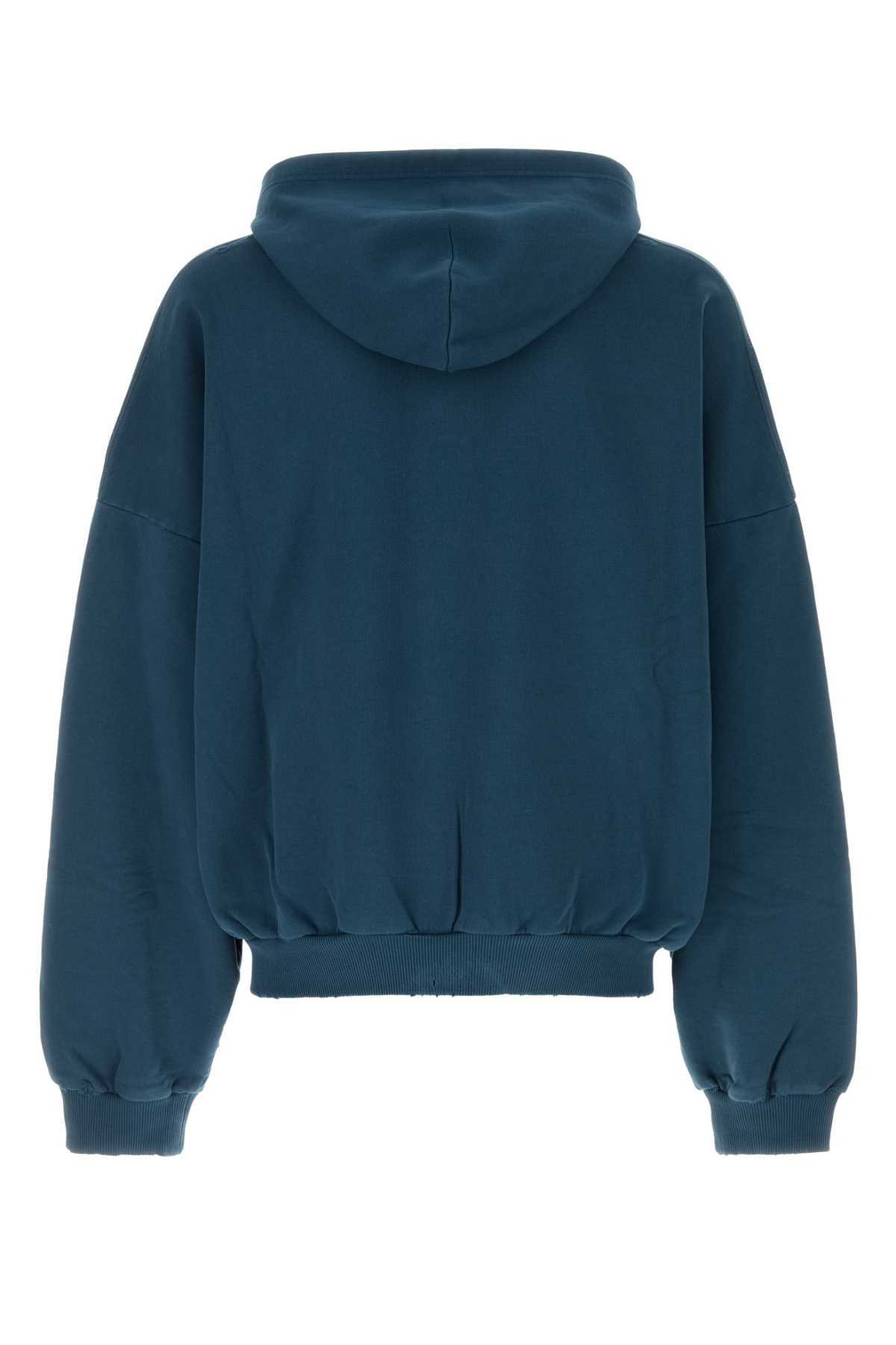 パーカー・フーディ BALENCIAGA Blue cotton oversize sweatshirt Balenciaga Blue Cotton Oversize Sweatshirt Balenciaga
