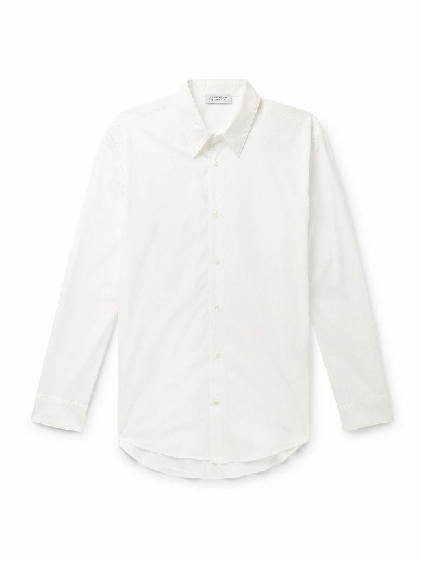 Photo: Gabriela Hearst - Quevedo Slim-Fit Cotton-Poplin Shirt - White