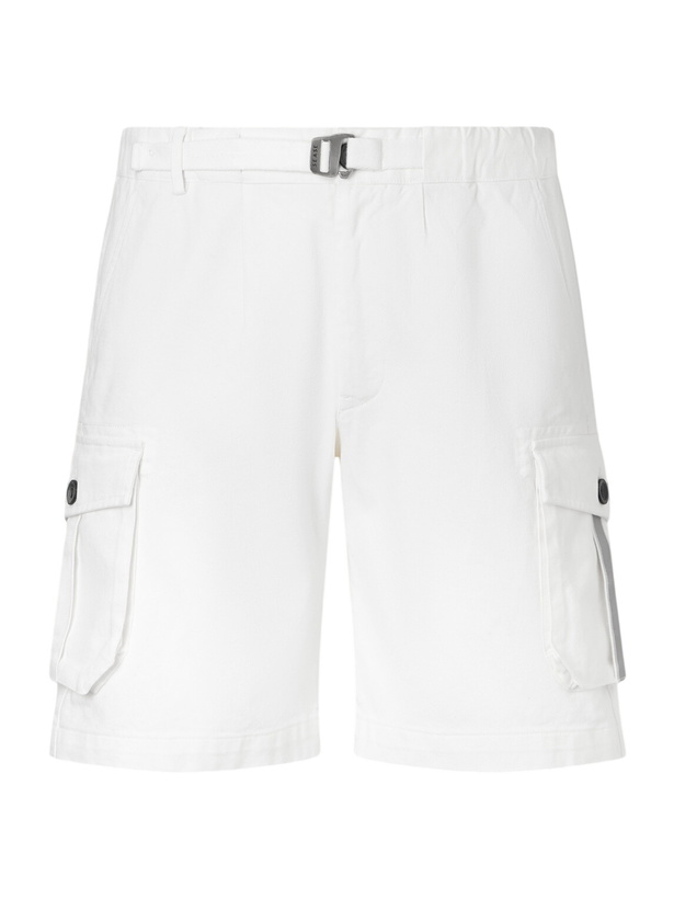 Photo: SEASE - Straight-Leg Cotton-Twill Shorts - White
