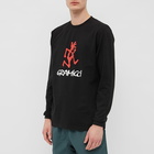 Gramicci Men's Long Sleeve Logo T-Shirt in Black