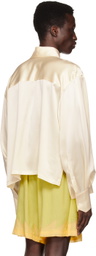 S.S.Daley Off-White Spread Collar Shirt