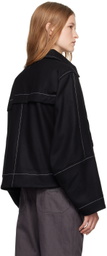 Henrik Vibskov Black Dusk Wool Jacket