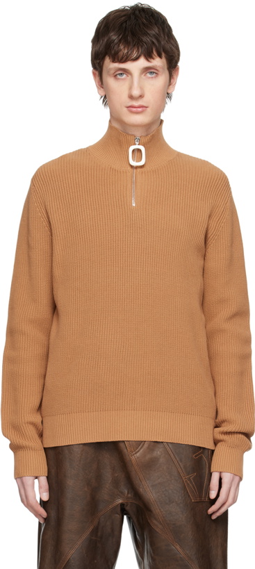 Photo: JW Anderson Brown JWA Puller Sweater