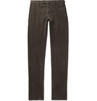 Zanella - Noah Stretch-Cotton Moleskin Trousers - Brown