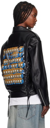 doublet Black Ita Riders Leather Jacket