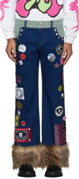 Chopova Lowena Blue Kram Jeans