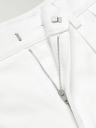 LOEWE - Straight-Leg Pleated Jeans - White