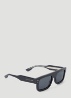 Studded Frame Sunglasses in Black