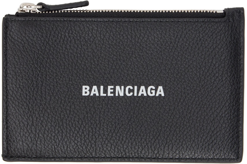 Photo: Balenciaga Black Long Card Holder