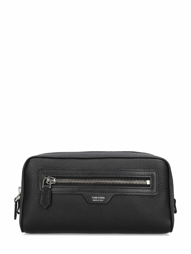 Photo: TOM FORD - Logo Leather Toiletry Bag