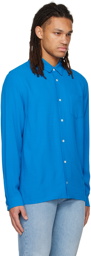 Séfr SSENSE Exclusive Blue Hampus Shirt