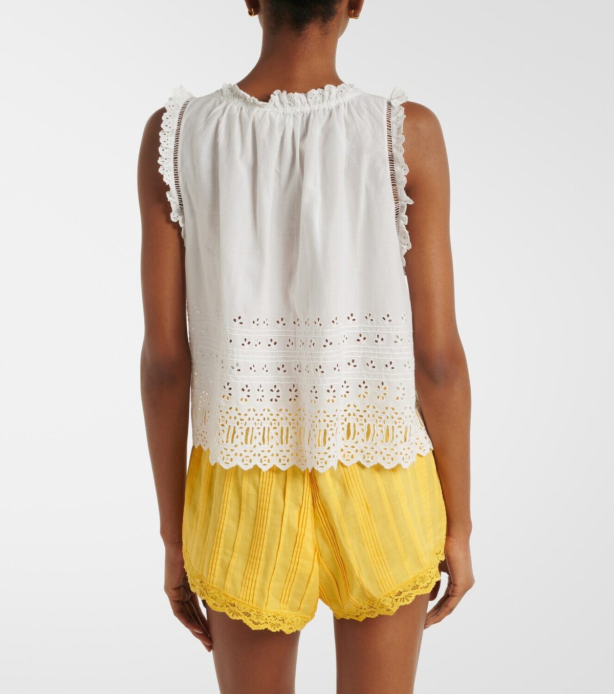 Dôen Toussine broderie anglaise cotton top