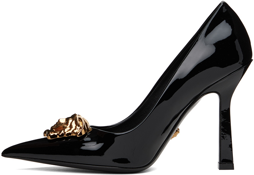 Versace Black Medusa Heels