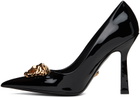 Versace Black Medusa Heels