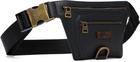 Hugo Black Grained Belt Bag